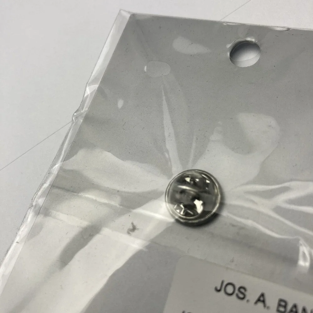 Jos A Bank Mustache Advertising Lapel‎ Tie Pin On Original Cards